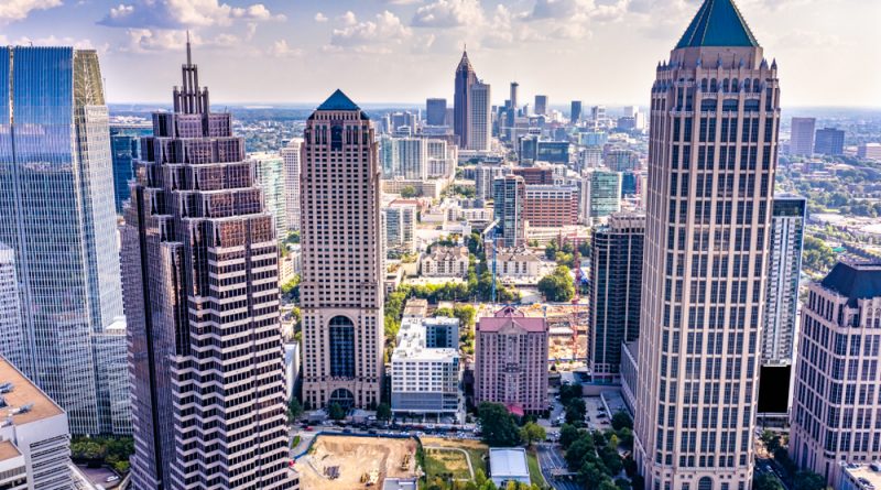 This is a bird's eye view of affordable video marketing atlanta