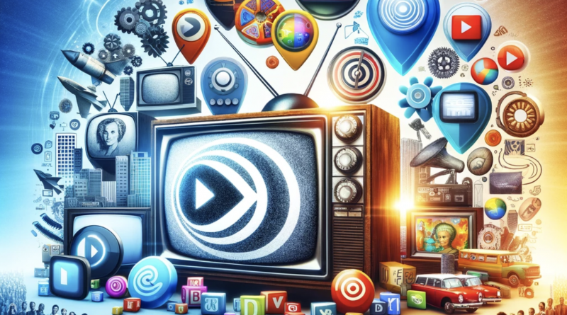 Here's the image created for the featured image on your blog. It symbolizes the evolution of television advertising from traditional methods to the modern landscape of streaming services.